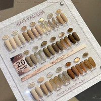 Nouvel Arrivage – Kit de Vernis Gel Effet Œil de Chat 20 Couleurs/Ensemble – Couleurs et Logo Personnalisables – Kit Gel UV Soak-Off en Gros avec Présentoir Gratuit pour Nuancier