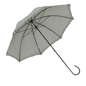 16 pouces TC Coton Mât Et <span class=keywords><strong>Baleines</strong></span> En Métal Dentelle <span class=keywords><strong>Parapluie</strong></span> Droit - Product Image 2