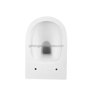 Prix de gros <span class=keywords><strong>toilette</strong></span> P-trap salle de bain mural sans rebord couverture de siège souple ingénierie blanc en céramique <span class=keywords><strong>toilette</strong></span> tenture murale <span class=keywords><strong>toilette</strong></span> - Product Image 5