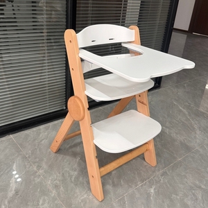 <span class=keywords><strong>เก้าอี้</strong></span>ทานข้าวเด็กปรับระดับความสูงได้ <span class=keywords><strong>เก้าอี้</strong></span>ทานข้าวเด็กแบบพับได้ ทำจากไม้ พร้อมที่พักเท้า สำหรับเด็กทารกและเด็กวัยหัดเดิน - Product Image 4
