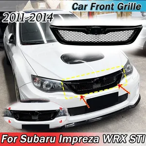 StarNav สำหรับ Impreza WRX STI 2011-2014 ตะแกรงหน้ารถยนต์แบบรังผึ้ง  แผ่นป้องกันช่องรับอากาศ  อุปกรณ์เสริม - Product Image 2