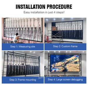 Jode Fixed Install Indoor <strong>Led</strong> Display Manufacturer Hard Connection <strong>LED</strong> Video Wall Indoor <strong>LED</strong> Display HD 4K <strong>LED</strong> <strong>Screen</strong> Wall Panel - Product Image 4