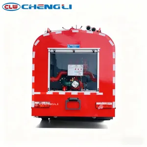 Camion de pompiers Dongfeng 4×2 avec réservoir d'eau de 7000 L, pour la lutte contre les incendies et la pulvérisation, destiné aux secours municipaux d'urgence, à vendre - Product Image 4