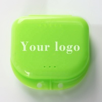 Boîte à dents personnalisée Guber, boîte de rangement pour prothèses dentaires colorées, boîte de maintien orthodontique en plastique PP certifiée CE