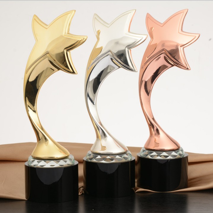 Хрустальная подставка для трофея со звездой, Подарочный трофей, оптовая продажа, сувенирный подарок на заказ