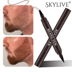Relleno de barba natural con logotipo personalizado, kit de pluma de barba de larga duración para relleno de lápiz de bigote para hombres, <span class=keywords><strong>corector</strong></span> de barba - Product Image 3