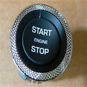 Interruptor de arranque de un botón LR091595 para Land Rover Range Rover, sistema de entrada sin llave, pieza de plástico negra - Product Image 5