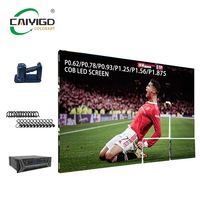 Panneau mural LED, pitch de pixel 0,9, écran LED COB 4K, affichage P0,6 P1,2, écrans LED fixes d'intérieur