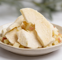 Tranches de pomme lyophilisées sans sucre, croustillantes, de haute qualité, 1 kg, en gros, collation de fruits lyophilisés, nourriture instantanée