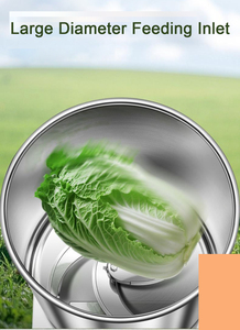 Broyeur alimentaire commercial haute performance et hachoir à fruits et légumes motorisé, broyeur de foin vert et de pommes de terre, machine à double usage - Product Image 2