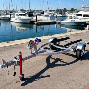 <span class=keywords><strong>Remorque</strong></span> de bateau galvanisée personnalisable à <span class=keywords><strong>essieu</strong></span> unique avec rouleaux de quille pour <span class=keywords><strong>jet</strong></span> <span class=keywords><strong>ski</strong></span> et bateau de pêche - Product Image 2
