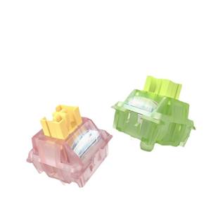 Outemu <span class=keywords><strong>แป้น</strong></span>พิมพ์ V3<span class=keywords><strong>มะนาว</strong></span>ลูกพีชแบบไฮเท็คเตอร์ปรับแต่งได้ตามต้องการสวิตช์ปลั๊กเสียบร้อนแกนเชิงเส้น - Product Image 1