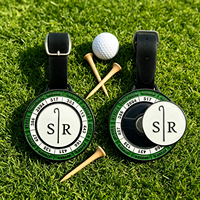 Tag Tas Golf Berkualitas Tinggi dan Kokoh dengan Lapisan Anti Karat, Tag Persegi untuk Tas Golf