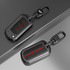 Funda de Lujo Plegable de Aleación de Zinc para Llave de Coche Mahindra MARAZZO Scorpio S3 S7 S9 S11, Accesorios para Llaves de Coche, 3 Botones - Product Image 4