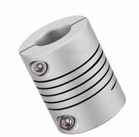 Accouplement fileté en alliage d'aluminium RB haute intensité pour encodeur de servomoteur, type à serrage, jeu nul, élastique, livraison rapide