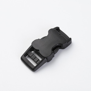 Side Release Buckle 15mm Plastic Black Durable For Bags <b>Backpack</b> <b>Straps</b> Adjustable Buckles - Product Image 3