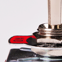 Interruptor de palanca Toowei con reinicio automático MOM-OFF, DPST, terminal de tornillo, 10A, 250VAC, interruptor de palanca de latón