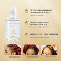 Colle de dentelle adhésive étanche de marque privée forte tenue perruques de cheveux toupet dissolvant outils d'extension de cheveux en gros