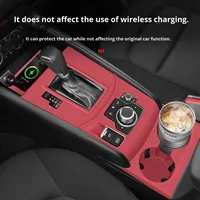 Vente en gros d'usine pour accessoires de décoration intérieure de voiture Mazda CX-5, tapis en silicone pour console centrale, amélioration de l'intérieur de la voiture