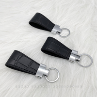 Set Hadiah Buaya Bisnis Gantungan Kunci Kulit Buaya Dompet Pemegang Kartu Cuero Buaya