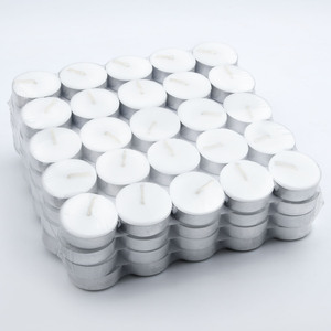 Lot de 100 <span class=keywords><strong>bougies</strong></span> chauffe-plat sans parfum et sans fumée, durée de combustion de 8 heures - Product Image 2