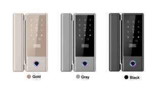 AIENDI Tuya Wi-Fi และระบบ Cloud Push พร้อมแป้นกดลายนิ้วมืออัตโนมัติ ระบบล็อคประตูกระจกแบบไร้กรอบ TTLock ระบบไบโอเมตริกซ์อัจฉริยะ AIENDI- - Product Image 3