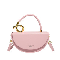 Trendy Minimalist PU Deri Yarım Ay Çantası, Kadınlar için Vintage Eskitilmiş Estetik Omuz Çantası, Y2K Retro Hobo Çanta