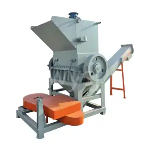 Low noise high productivity pet plastic Beverage bottle crusher for washing recycling production line