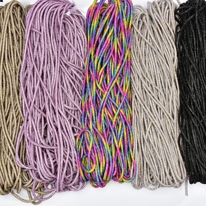 Corda in Cotone <span class=keywords><strong>con</strong></span> Strass Scintillanti da 6mm, Tubolare Rotondo <span class=keywords><strong>con</strong></span> Diamanti Densi, Finitura di Cristallo all'Ingrosso per Felpe <span class=keywords><strong>con</strong></span> Cappuccio, Sacche e Cinture - Product Image 4