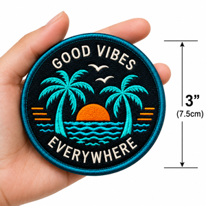 Certified Factory Outdoor Style Embroidered Clothes Patch High Density Custom Letter Logo Embroidery Patches Iron On - Product Image 2
