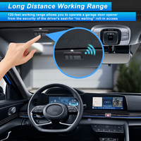 Télécommande RF d'apprentissage élégante pour portail YET2156 433 MHz avec support à clip dorsal