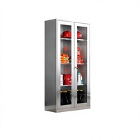 Armoire anti-incendie étanche à double porte en acier inoxydable Zhongfei Landar ZFLD-221 pour chantier de construction et situations d'urgence