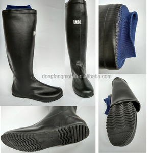 Haute qualité hommes bottes <span class=keywords><strong>de</strong></span> pluie <span class=keywords><strong>en</strong></span> plein air <span class=keywords><strong>en</strong></span> caoutchouc équitation genou haute imperméable hiver <span class=keywords><strong>néoprène</strong></span> <span class=keywords><strong>chasse</strong></span> étanche fendu orteil bottes - Product Image 4