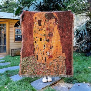 Couverture tissée universelle <span class=keywords><strong>de</strong></span> style ancien, motif chat guérisseur, pour canapé individuel, <span class=keywords><strong>lit</strong></span>, toile <span class=keywords><strong>de</strong></span> fond et décoration murale - Product Image 5