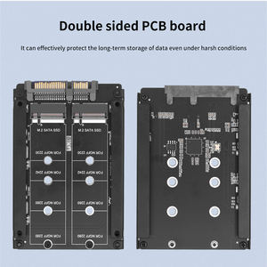 TISHRIC <span class=keywords><strong>M</strong></span>.2 naar 2-poorts SATA 22-pins adapterkaart harde schijf uitbreidingsconverter - Product Image 6