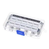 Nouveaux kits de diodes redresseuses de marque 1N4001-1N4007 & 1N5817-1N5819 - 200 pièces pour l'intelligence artificielle/l'apprentissage automatique