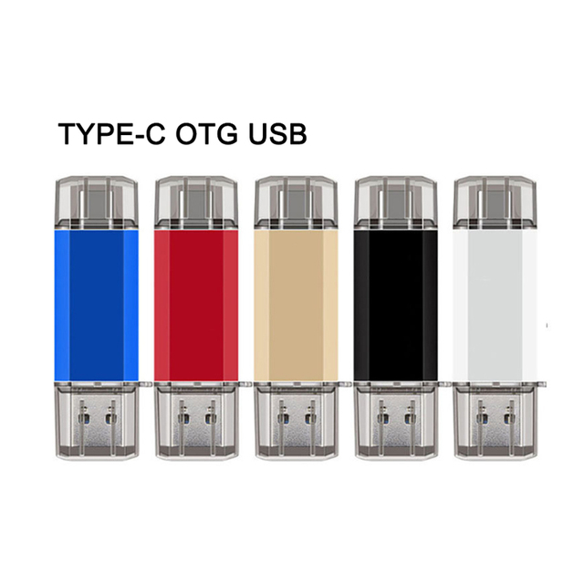 Wholesale Metal Type C Usb Custom Flash Drive Usb 3.1Pendrive 4gb 8gb 16gb 32gb 64g 128g Usb Flash Drive 2.0 Memory Stick