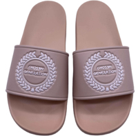 Logo personnalisé Guess Sandales plates anti-glissantes à bout ouvert pour femmes pour la plage Position haute