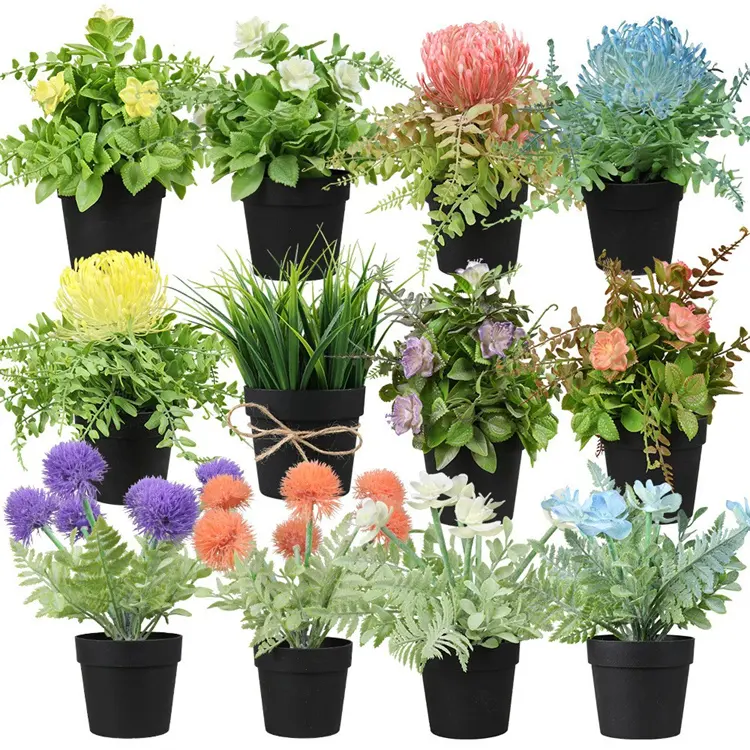 Spot Amazon Simulatie Potting Combinatie Tafelblad Decoratie Groene Plant Plastic Matte Simulatie Bloem Bonsai