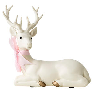 <span class=keywords><strong>Compra</strong></span> en línea <span class=keywords><strong>venta</strong></span> mercado nuevo material ciervo de alta calidad adorno de Navidad estatua de ciervo al aire libre suministros de adorno de Navidad - Product Image 6