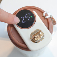 Mug à café isotherme intelligent en acier inoxydable 201, résistant aux chocs, avec affichage de la température, grande capacité, pour étudiants et voiture