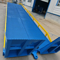 KONTY CE Pont d'accès mobile hydraulique pour chariots élévateurs, rampe de chargement, plateforme élévatrice d'occasion, quai de stockage pour le chargement et le déchargement de conteneurs