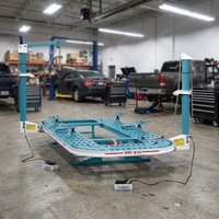 Machine de redressage de châssis pour la réparation de carrosseries de véhicules accidentés