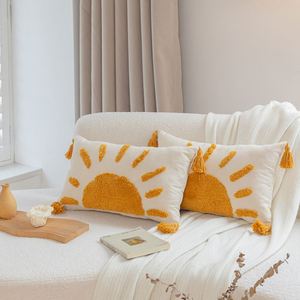 Nordic Simple Tufted Bedside Tatami Dossier Atmosphère Chambre Oreiller Arrière Amovible et Lavable - Product Image 1