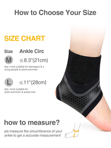 Attelle de Cheville à Compression, Support Élastique pour Entorse, Fasciite Plantaire, Gym - Product Image 4