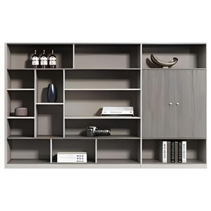 オフィス木製コンパクトモバイル垂直スライドドア広東ファイルボックスガラスフィリング収納キャビネットモダン仕切り付き - Product Image 1