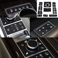 Pour Land Rover Range Rover Executive Sport, mise à niveau avec des boutons noirs brillants sur la console centrale et des boutons mécaniques