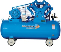 Compresseur d'air portable lubrifié par courroie HENGKE V2105 1050L/min 10 Hp 7.5kw 300L 730rpm 380V