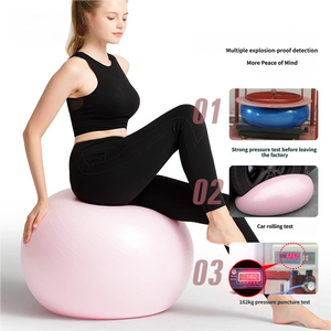 Ballon de Yoga et de Fitness Épais Certifié Multi-Tests, 65 cm, Robuste, pour Accouchement et Pilates, Soin Pré-Natal et Enfants - Vente en Gros - Product Image 4