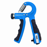 Agarrador de Mano Digital Profesional con Contador, Entrenador de Fuerza de Dedos y Muñeca Ajustable para Gimnasio